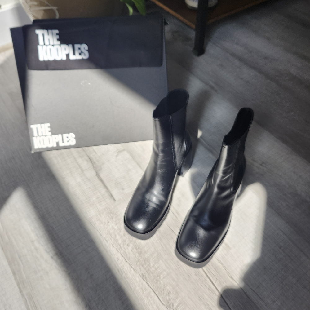 The Kooples Black Leather Boots